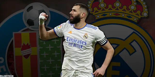 Inför Getafe-Getafe: Benzema vilas i vad som ska vara tre poäng