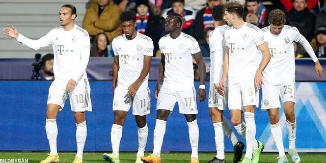 Bayern München besegrade slagpåsen Viktoria Plzen - trots skakig andra halvlek