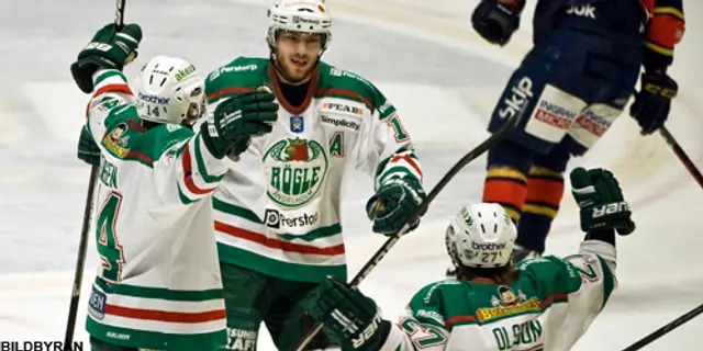 Rögle inledde kvalserien med jätteskräll på Hovet 