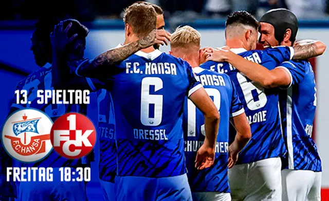 Inför FC Hansa Rostock - 1. FC Kaiserslautern