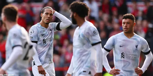 Nottingham Forest - Liverpool 1-0: Tung förlust när släkten var värst