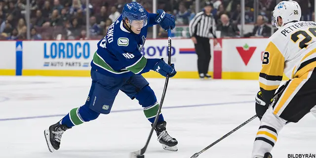 Vancouver utklassade Pittsburgh – se nattens mål här