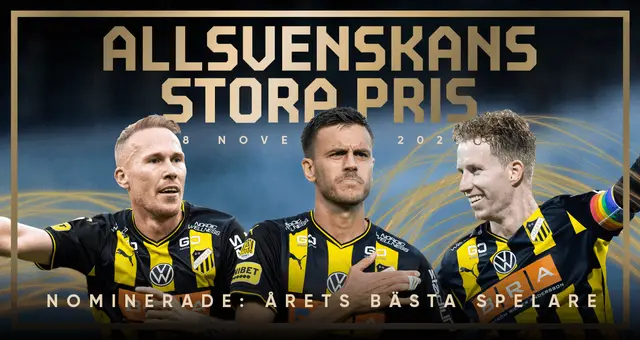 Allsvenskans Stora Pris: Här är nomineringarna