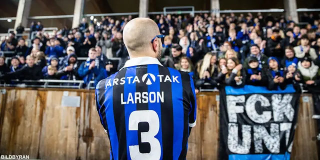 Karl Larson fick ett vackert avslut trots förlust i sista matchen