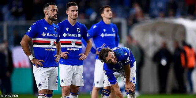 Sampdoria åker ur Serie A