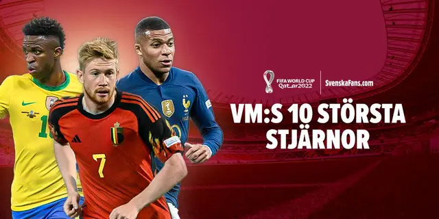 LISTA: VM:s tio största stjärnor