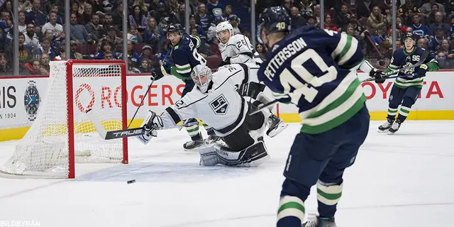 Pettersson tvåmålsskytt i Vancouvers seger – se nattens mål här