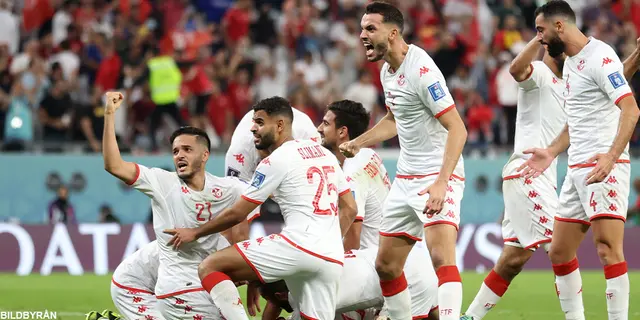 VM/Tunisien: Historisk seger mot Frankrike