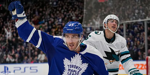 Engvall avgjorde när Salming hyllades – se nattens mål här