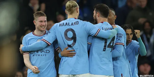 Haaland målskytt när City slog ut Liverpool