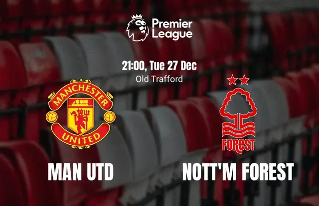 Inför Manchester United - Nottingham Forest 