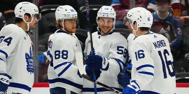 Tre svenskpoäng när Toronto besegrade Colorado  –  se nattens mål här
