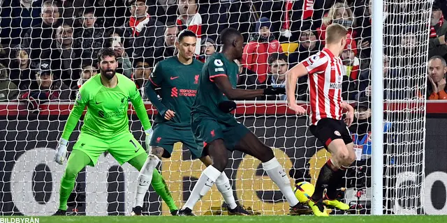 Brentford - Liverpool 3-1: Året inleddes på sämsta sätt