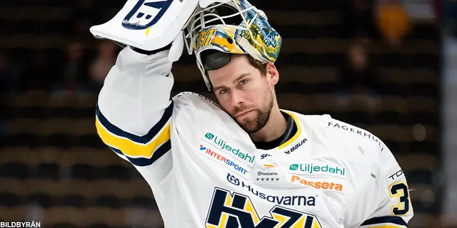 Joni Ortio med säsongens insats när HV71 lyckades ta tre poäng