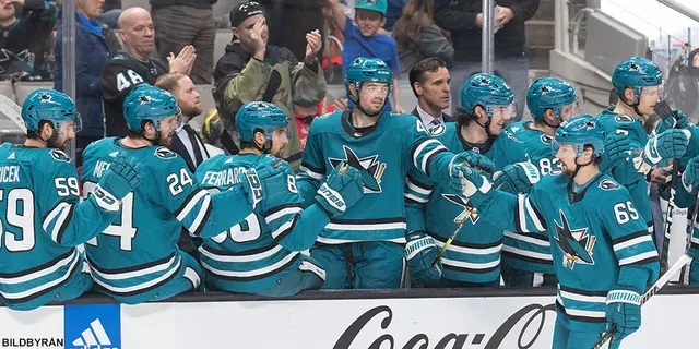 Sharks tog viktiga poäng i jakten på slutspel