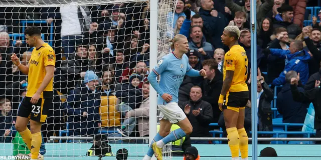 Matchrapport: Manchester City-Wolves 3-0