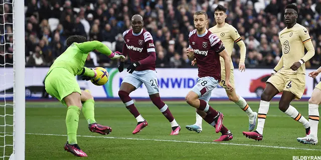 Spelarbetyg: West Ham-Chelsea 1-1