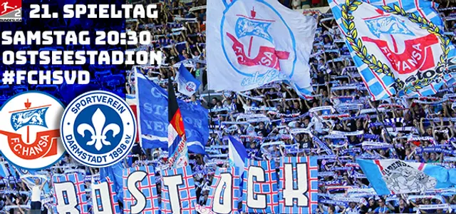 Hansa tar emot tabellettan Darmstadt