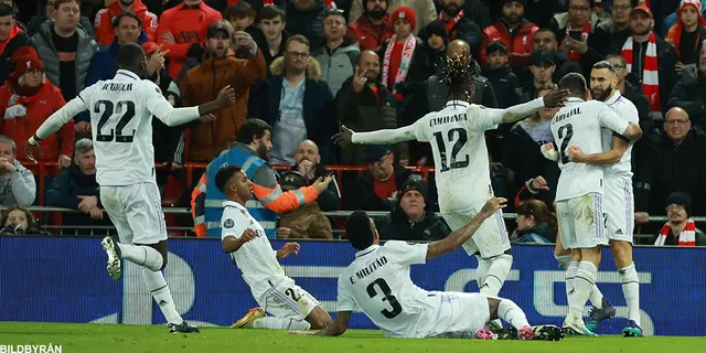 Liverpool 2-5 Real Madrid: En grandios natt på Anfield - Real Madrid besegrar Liverpool med 5 mål mot 2 på bortaplan