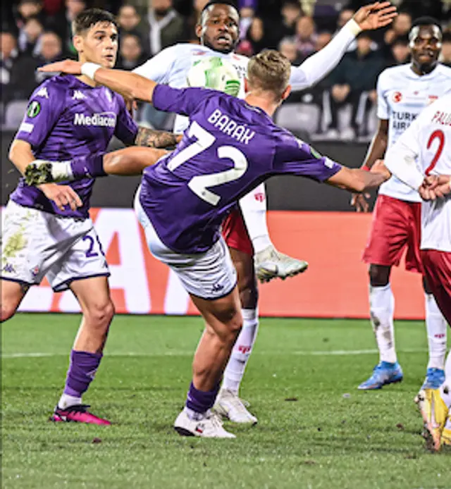 Fiorentina vann första åttondelsfinalen