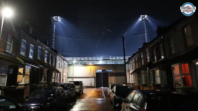 Strålkastarna på Kenilworth Road