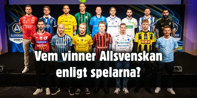 Spelarna tippar Allsvenskan 2023