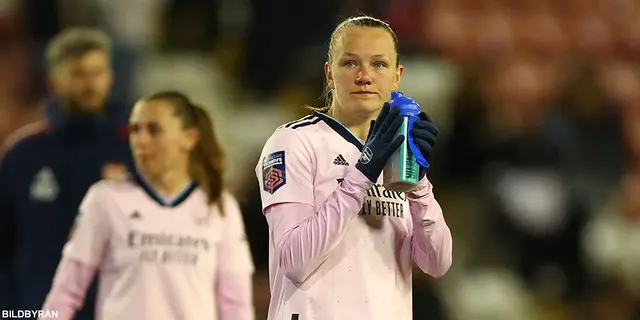 Arsenal Women: Williamson skadad när Gunners förlorade mot ManU 