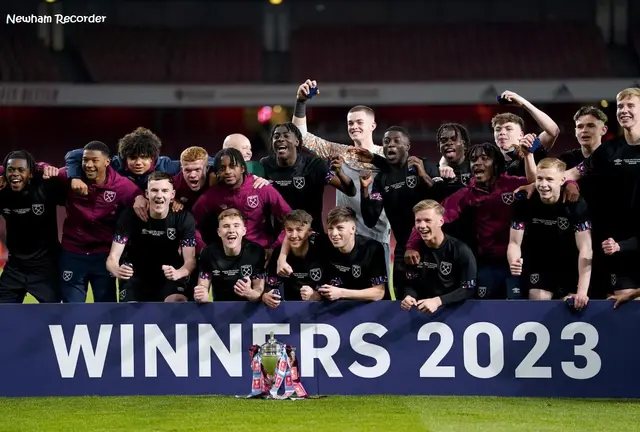 West Ham FA Youth Cup Winners