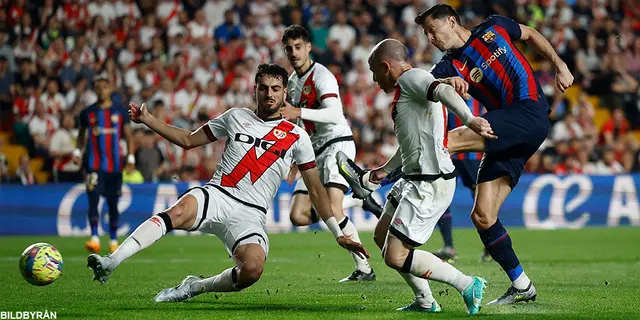 Rayo Vallecano – FC Barcelona: 2–1