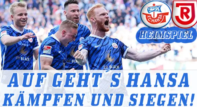 Inför FC Hansa Rostock - Jahn Regensburg