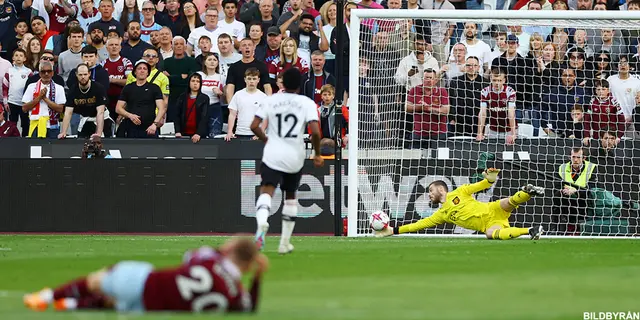 West Ham 1 – 0 Manchester United