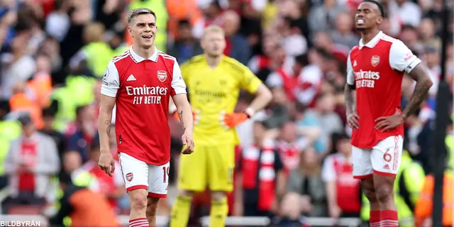 Svagt Arsenal kastade bort titelchansen mot Brighton