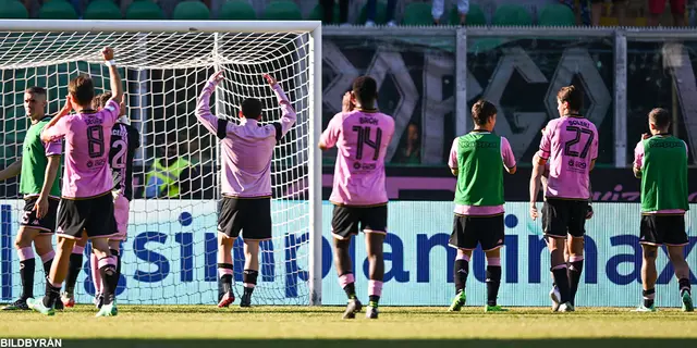 Tre poäng i Toscana efter ett fullständigt Palermo drama