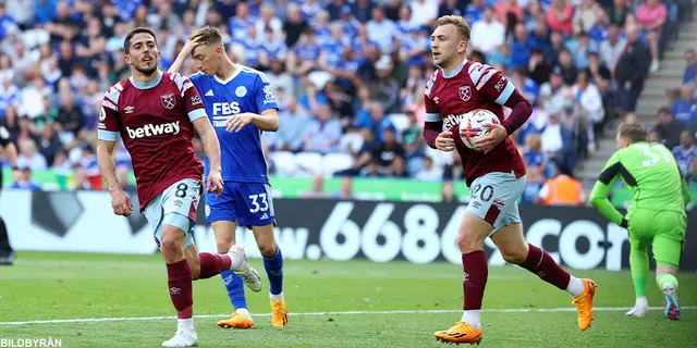 Ligan avslutades med betydelselös förlust mot Leicester