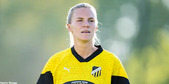 “Vi spelar fotboll för att vinna titlar” - intervju med Häckens Josefine Rybrink