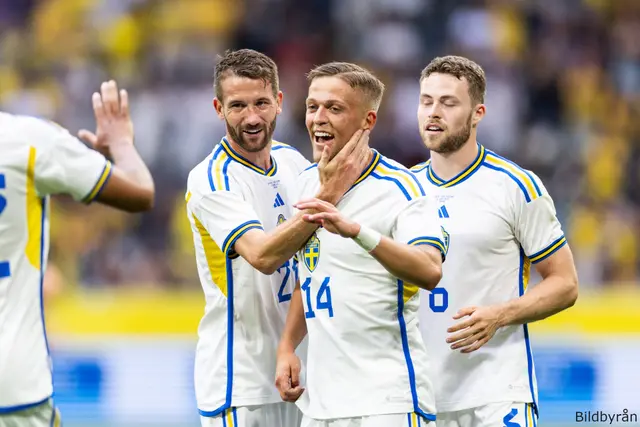 Spelaretyg i Sveriges lag efter vinsten mot Nya Zeeland