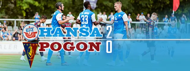 Hansa vann mot Pogon Stettin