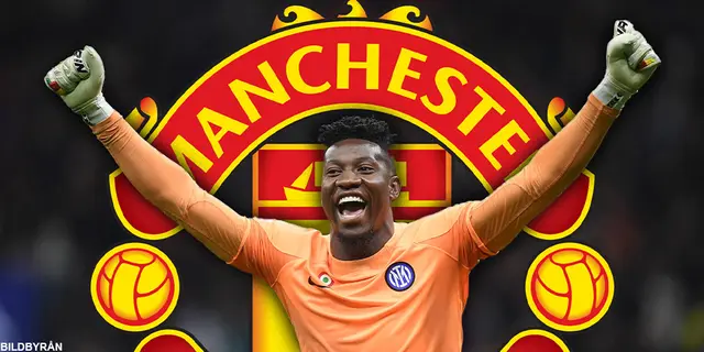 André Onana skriver på för Manchester United 