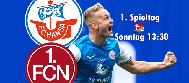 2. Bundesliga: Inför Hansa Rostock - 1. FC Nürnberg