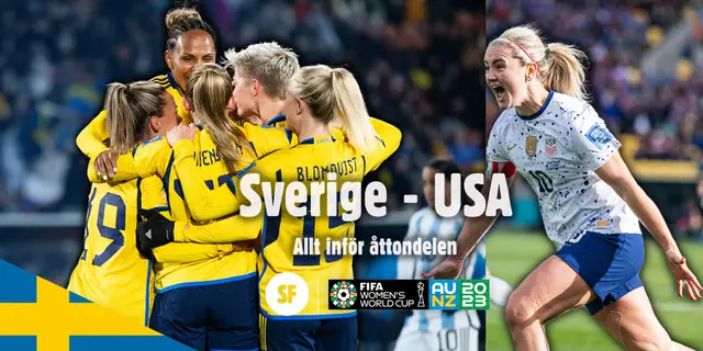 Inför åttondelen mellan Sverige och USA: Sverige går in i matchen med vind i seglen