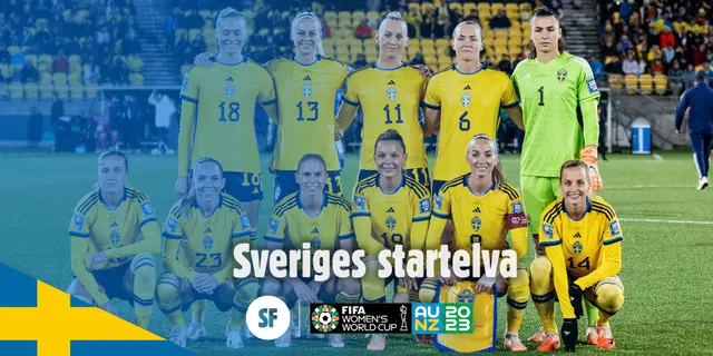 Svenska startelvan mot USA bekräftad