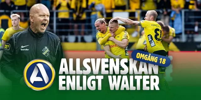 Allsvenskan enligt Walter #18: Jämförelsen med Allsvenskan 2022