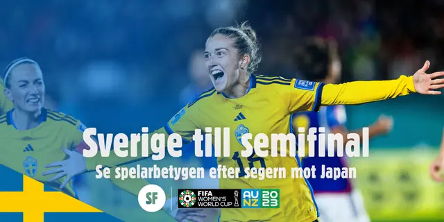 Spelarbetyg efter Sveriges seger mot Japan: Sverige till semifinal