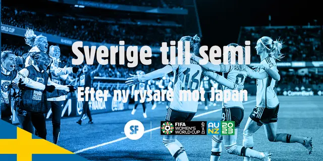 Sverige till semifinal efter ny rysare