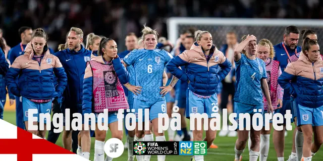 England föll på målsnöret