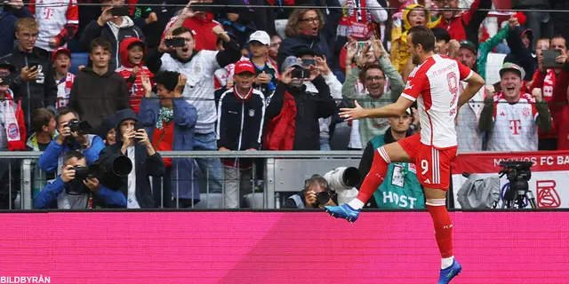 Harry Kane kan inte sluta göra mål! - Bayern tog tre nya poäng på Allianz Arena