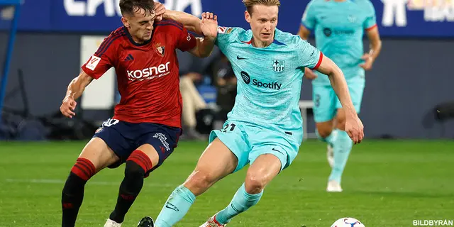 Barcelona tar emot Osasuna