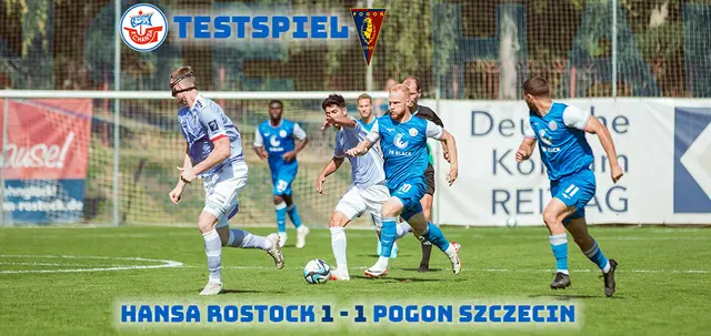 Hansa spelade oavgjort mot Pogon Stettin