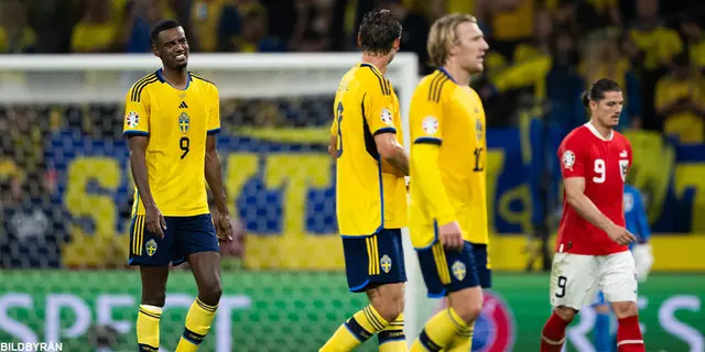 Spelarbetyg Sverige - Österrike 1-3