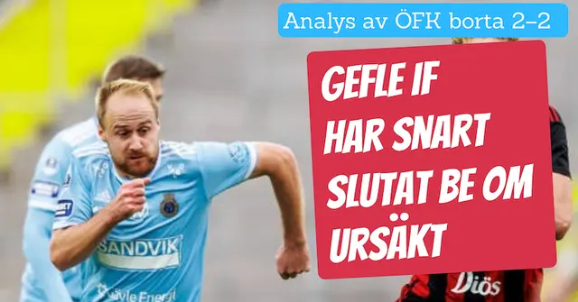 Gefle har snart slutat be om ursäkt